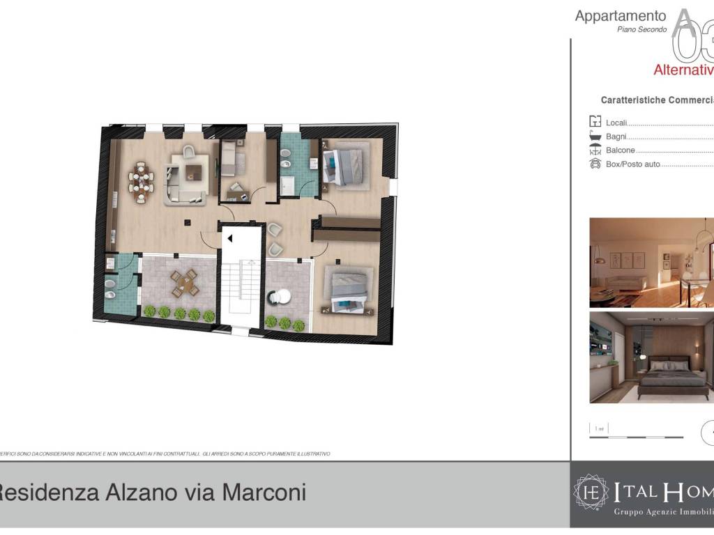 appartamento in vendita ad Alzano Lombardo
