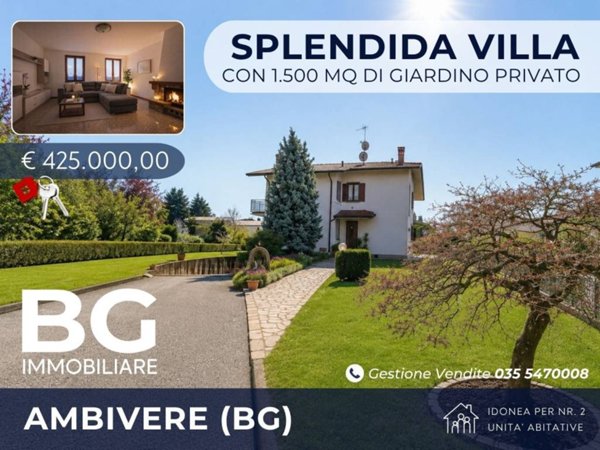 casa indipendente in vendita ad Ambivere in zona Cerchiera