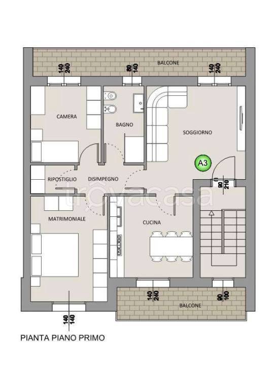 appartamento in vendita ad Arcene