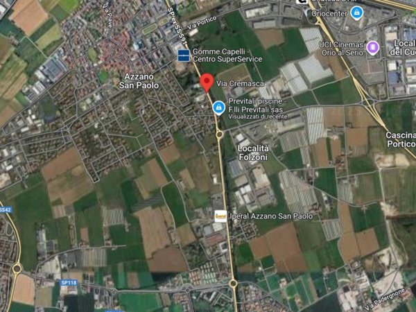terreno agricolo in vendita ad Azzano San Paolo