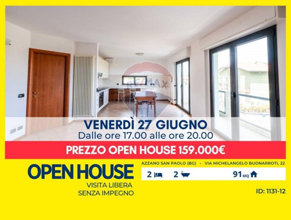 appartamento in vendita ad Azzano San Paolo