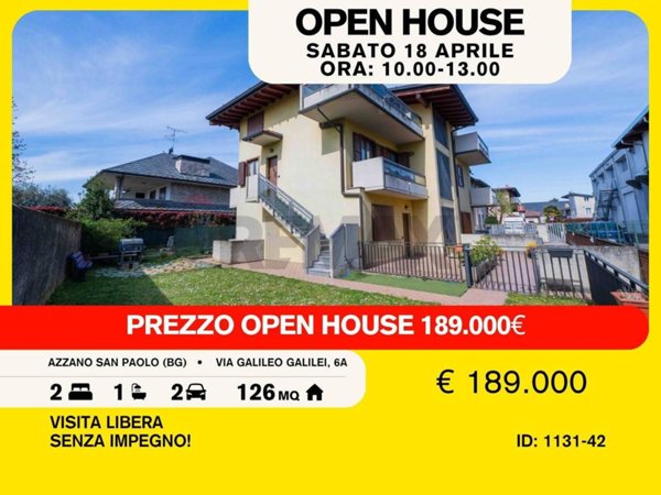 appartamento in vendita ad Azzano San Paolo