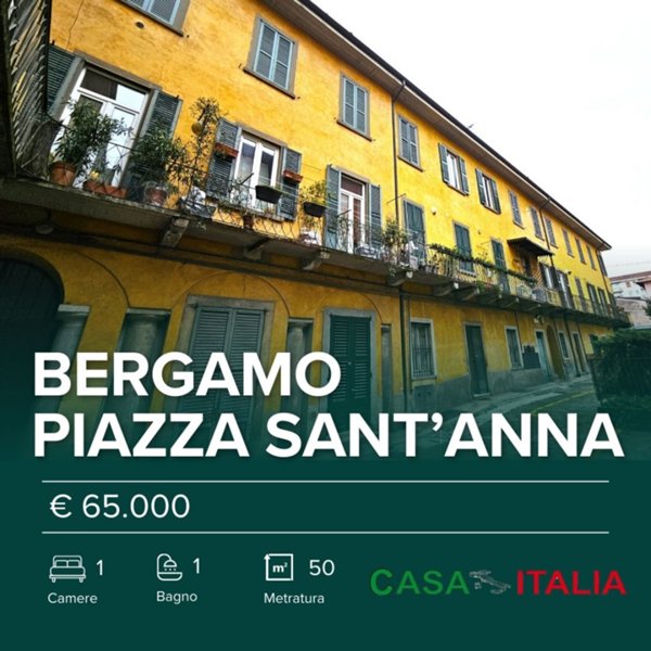 appartamento in vendita a Bergamo in zona Borgo Palazzo