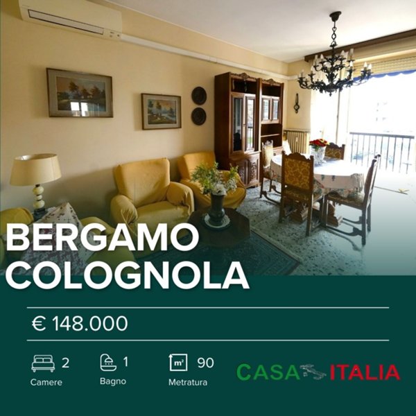 appartamento in vendita a Bergamo in zona Colognola