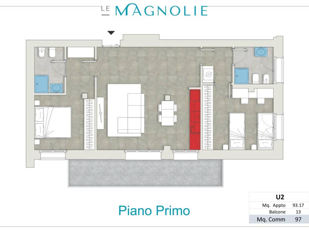 appartamento in vendita a Bergamo in zona Borgo Palazzo