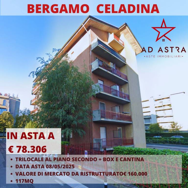 appartamento in vendita a Bergamo in zona Celadina