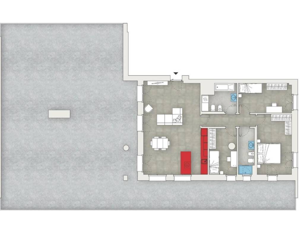 appartamento in vendita a Bergamo in zona Borgo Palazzo