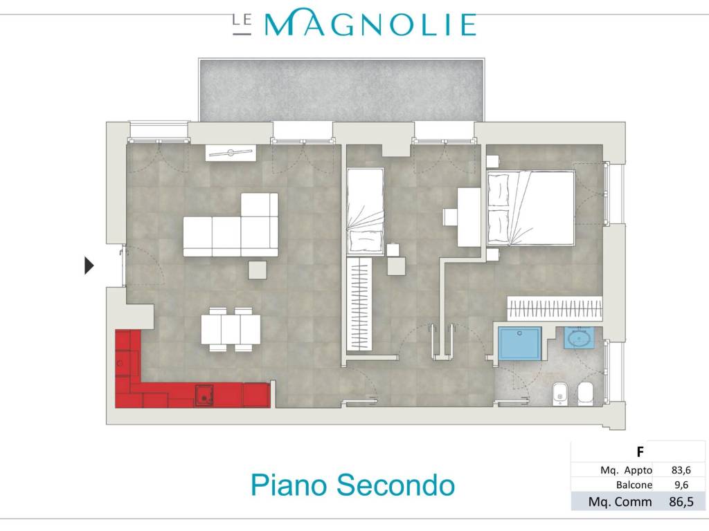 appartamento in vendita a Bergamo in zona Borgo Palazzo