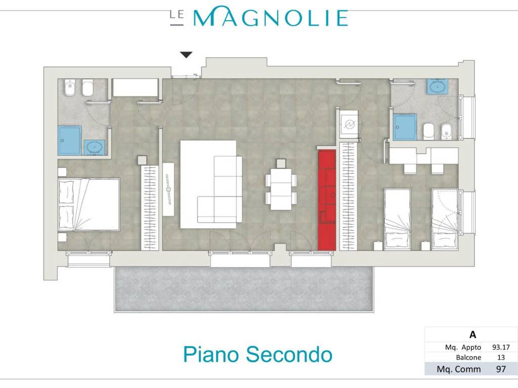 appartamento in vendita a Bergamo in zona Borgo Palazzo