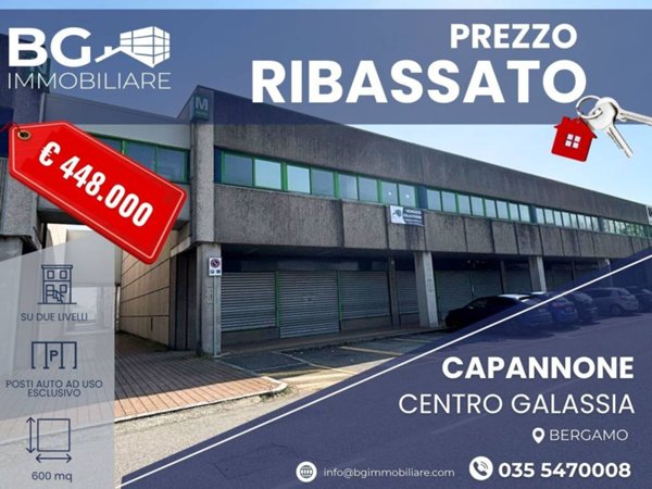 locale commerciale in vendita a Bergamo in zona Campagnola