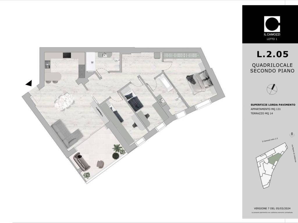 appartamento in vendita a Bergamo in zona Borgo Palazzo