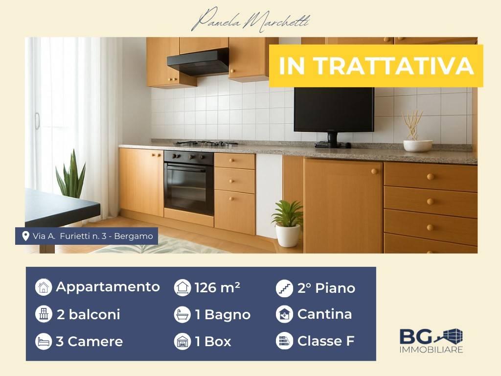 appartamento in vendita a Bergamo in zona Malpensata