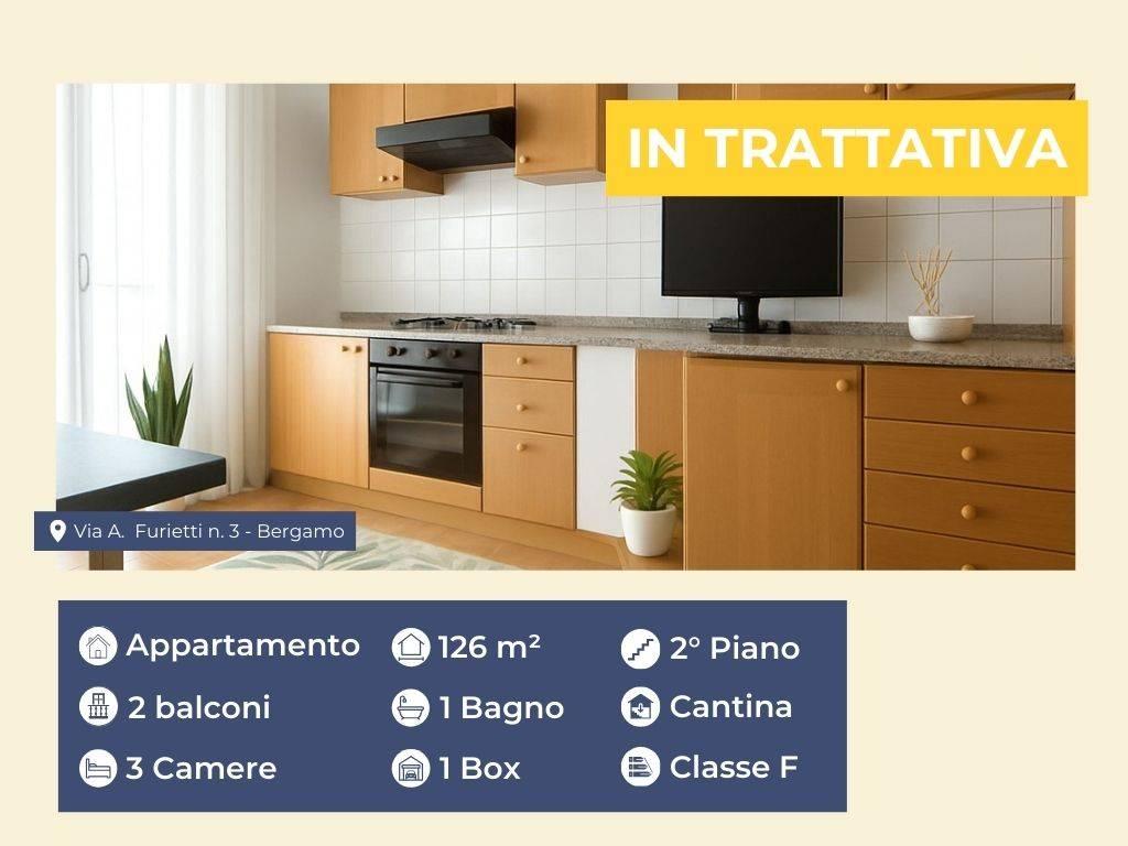 appartamento in vendita a Bergamo in zona Malpensata