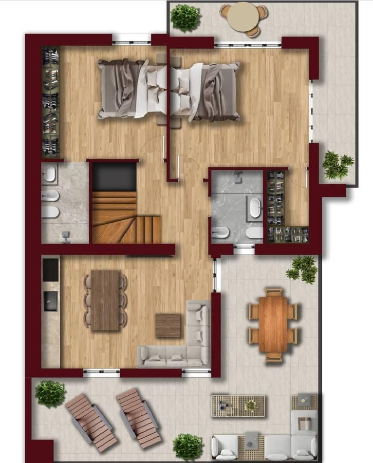 appartamento in vendita a Bergamo in zona Borgo Pignolo