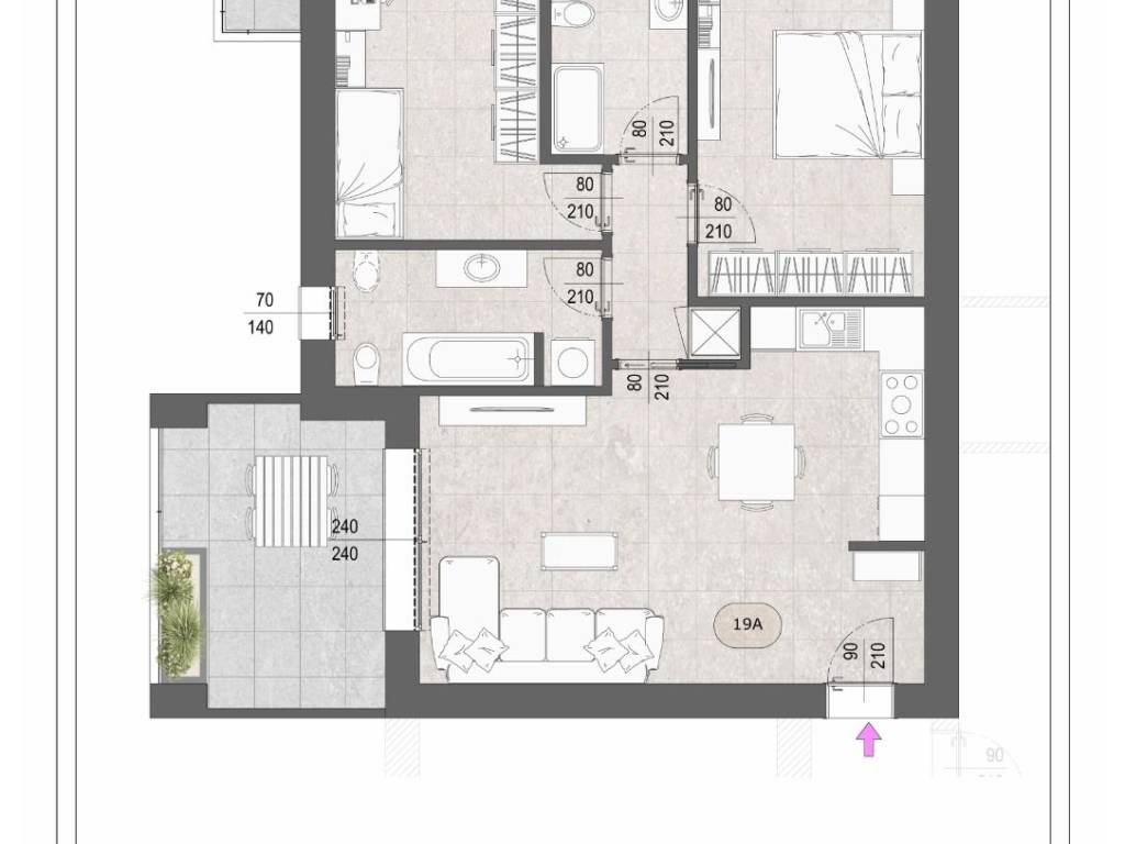 appartamento in vendita a Bergamo in zona Boccaleone