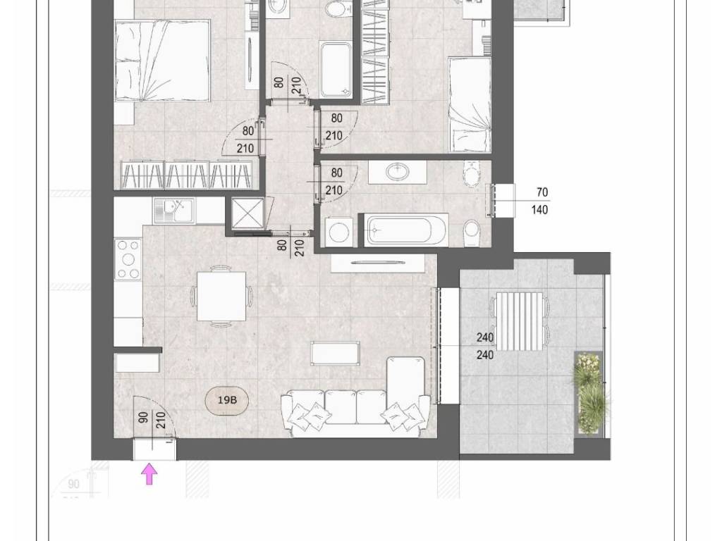 appartamento in vendita a Bergamo in zona Canovine