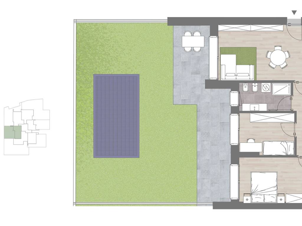 appartamento in vendita a Bergamo in zona Campagnola