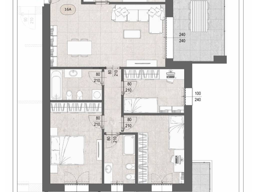 appartamento in vendita a Bergamo in zona Canovine