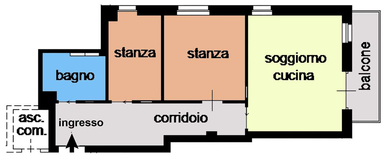 appartamento in vendita a Bergamo
