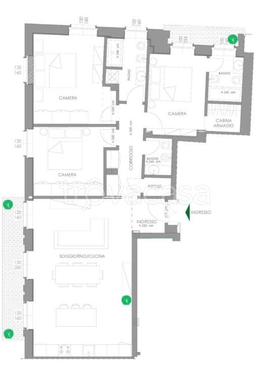 appartamento in vendita a Bergamo in zona Bergamo Centro