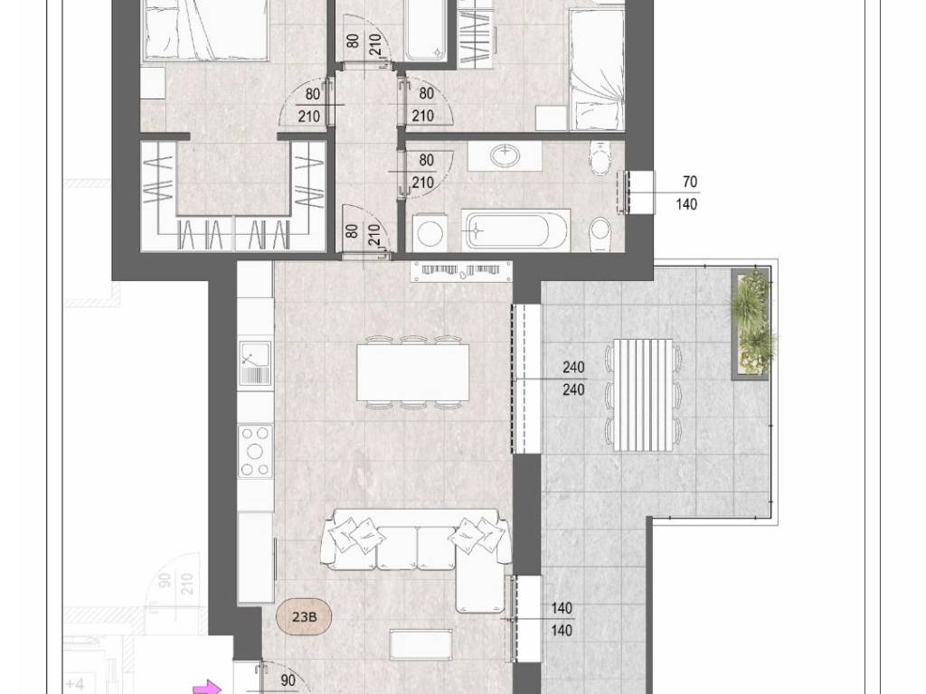 appartamento in vendita a Bergamo in zona Canovine