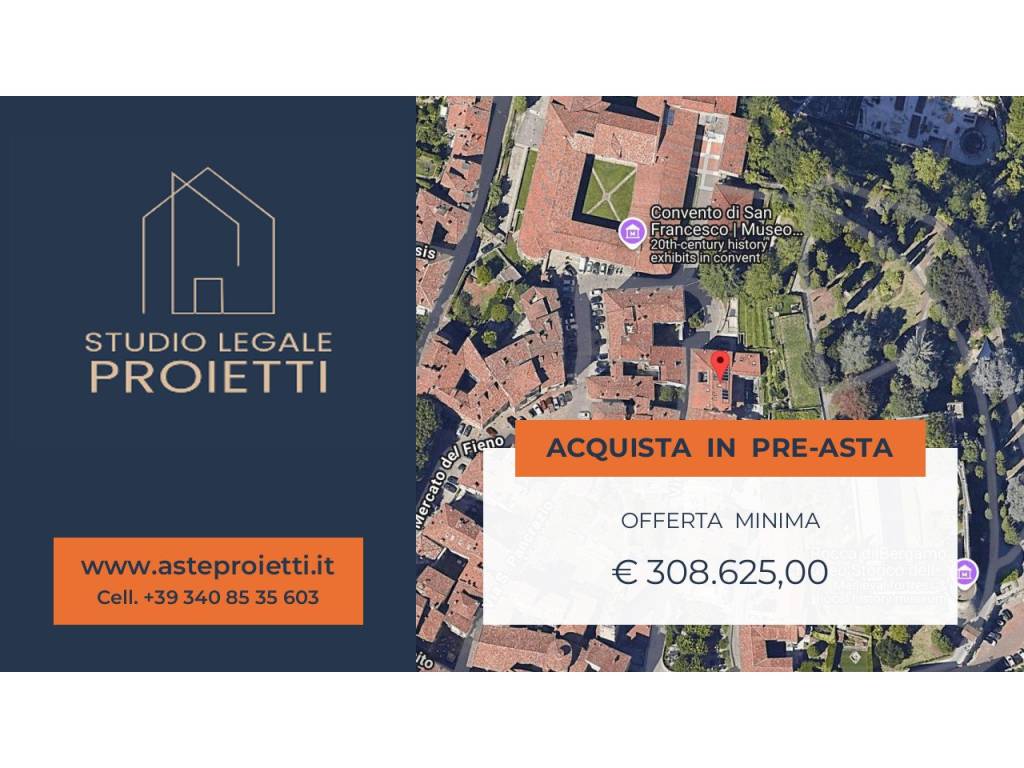 appartamento in vendita a Bergamo in zona Città Alta