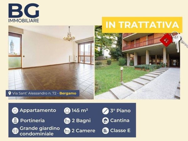 appartamento in vendita a Bergamo in zona Borgo Palazzo