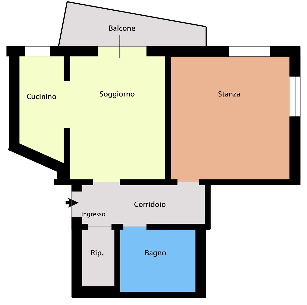 appartamento in vendita a Bergamo