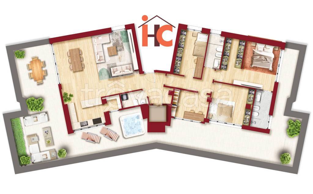 appartamento in vendita a Bergamo in zona Redona