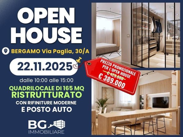 appartamento in vendita a Bergamo in zona Borgo Palazzo