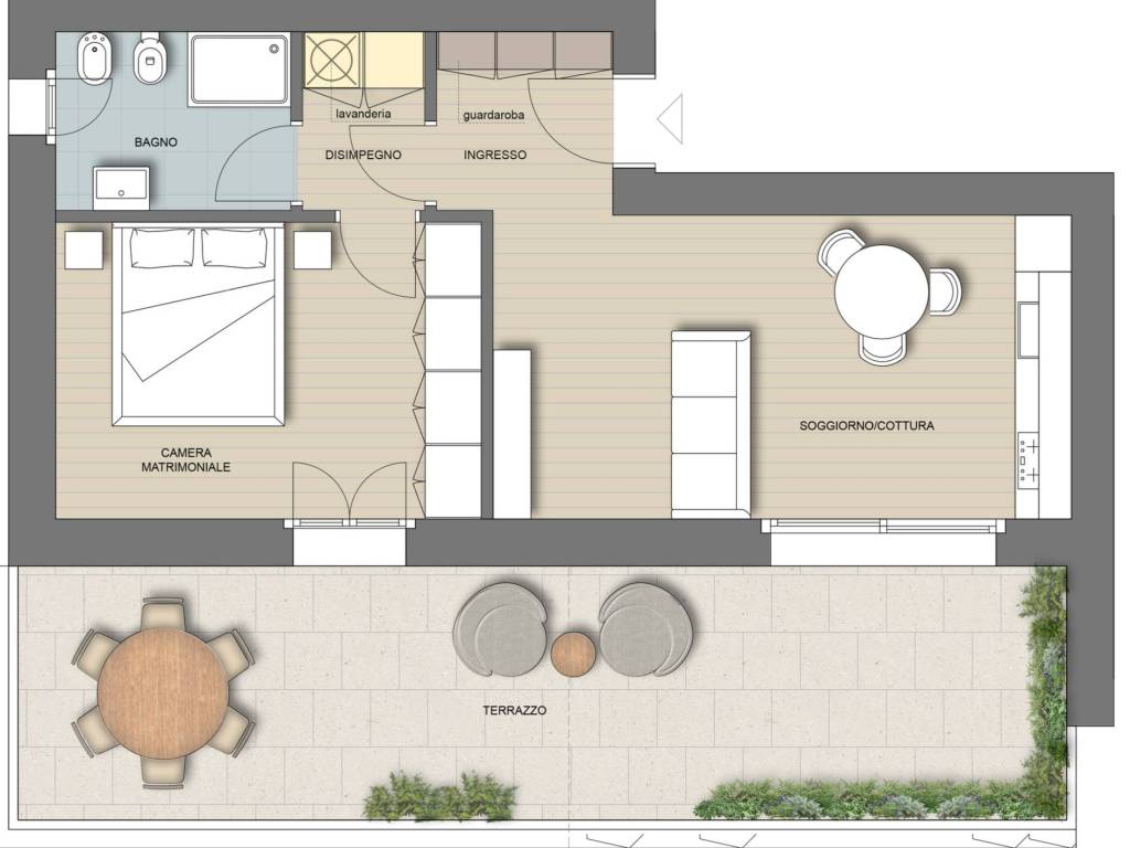 appartamento in vendita a Bergamo in zona Boccaleone