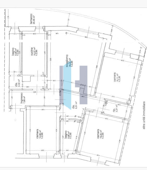 appartamento in vendita a Bergamo in zona Redona