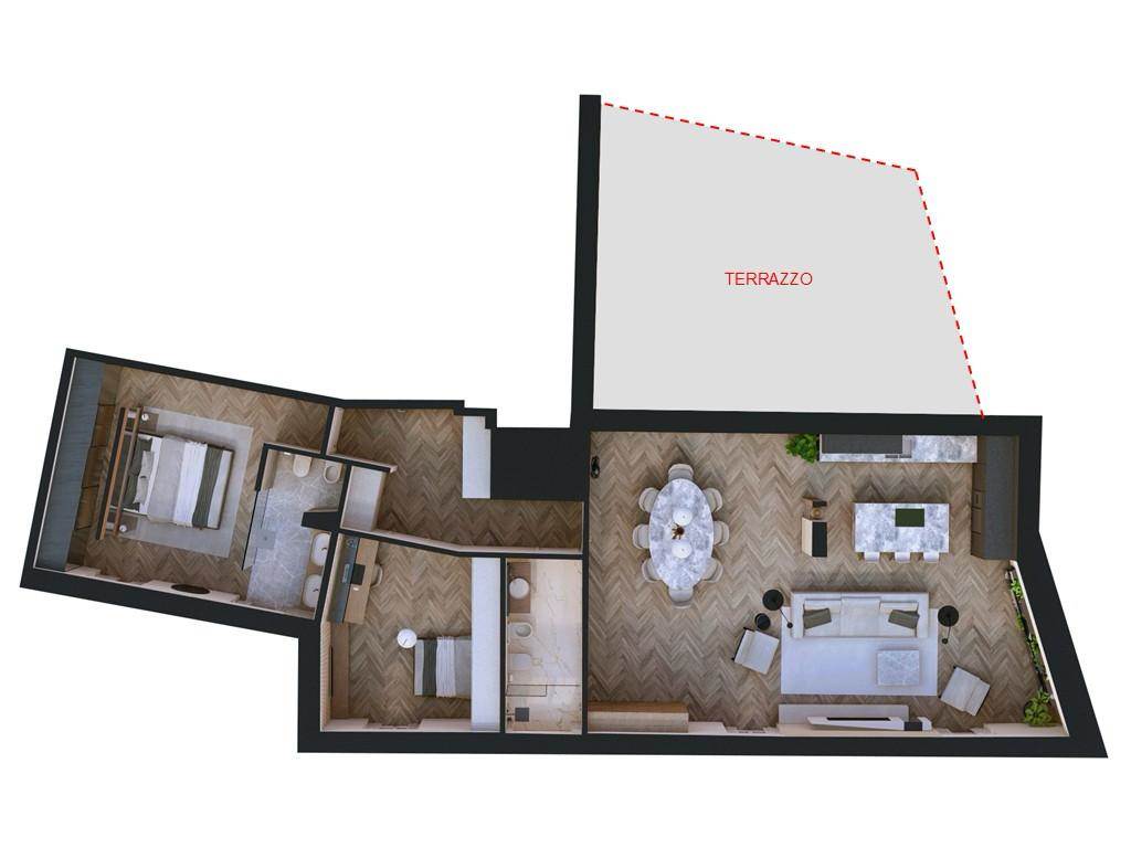 appartamento in vendita a Bergamo in zona Città Alta