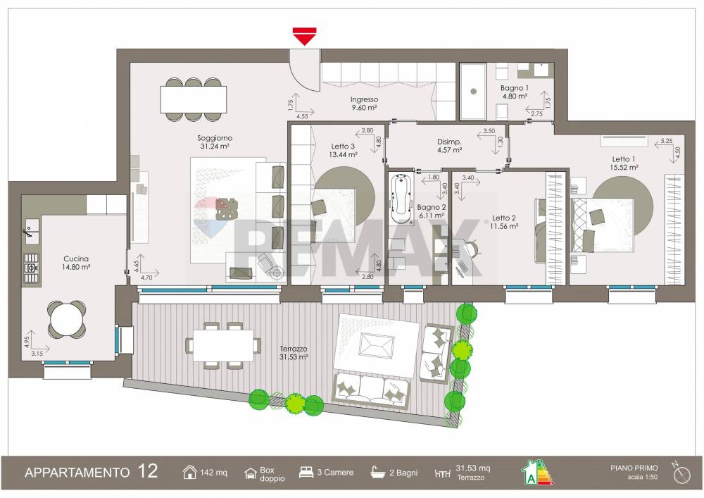 appartamento in vendita a Bergamo