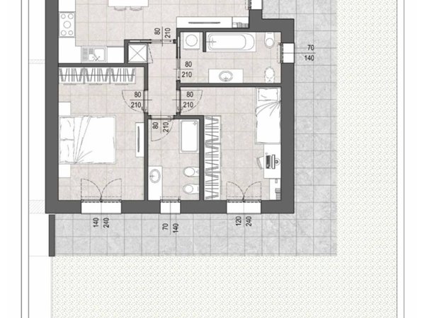 appartamento in vendita a Bergamo in zona Colognola