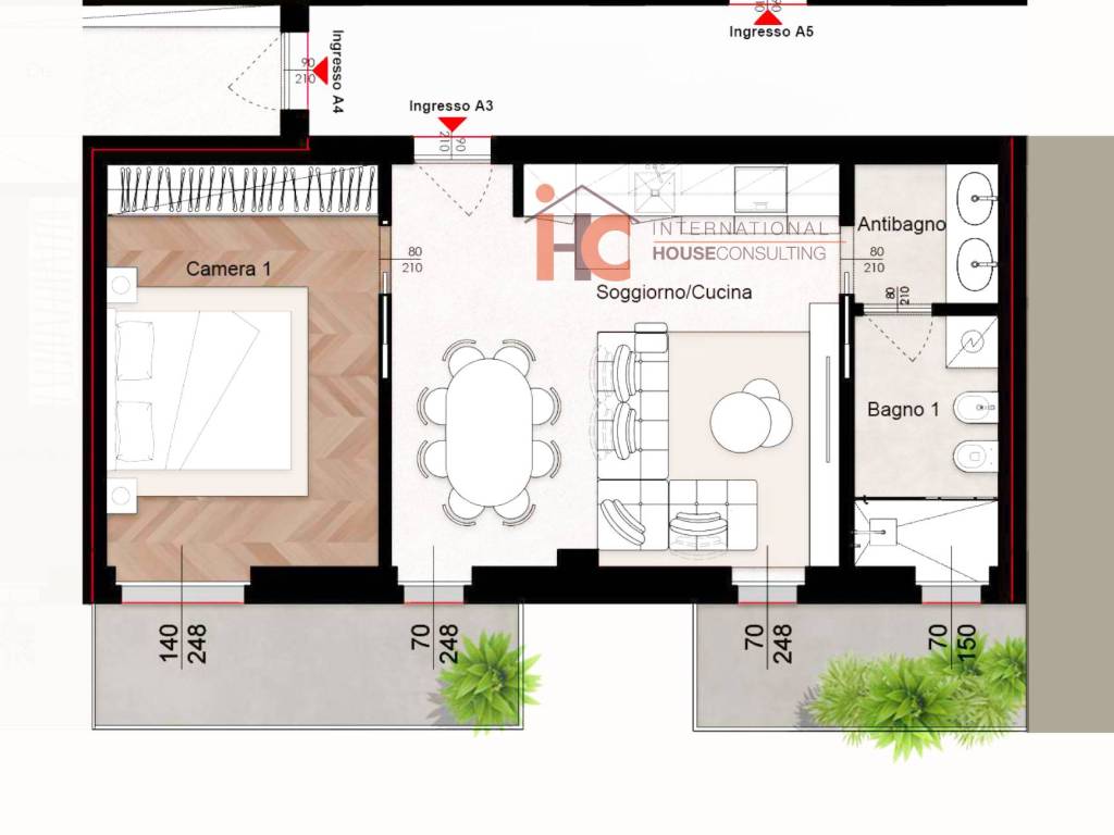 appartamento in vendita a Bergamo in zona Borgo Palazzo