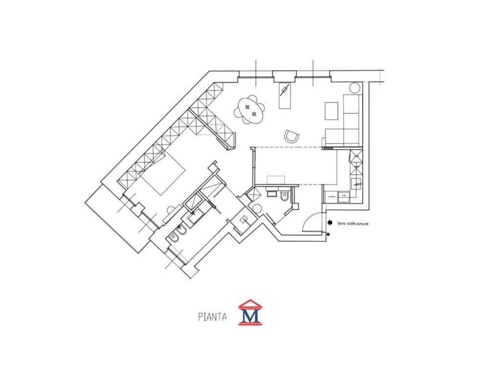appartamento in vendita a Bergamo in zona Borgo Pignolo