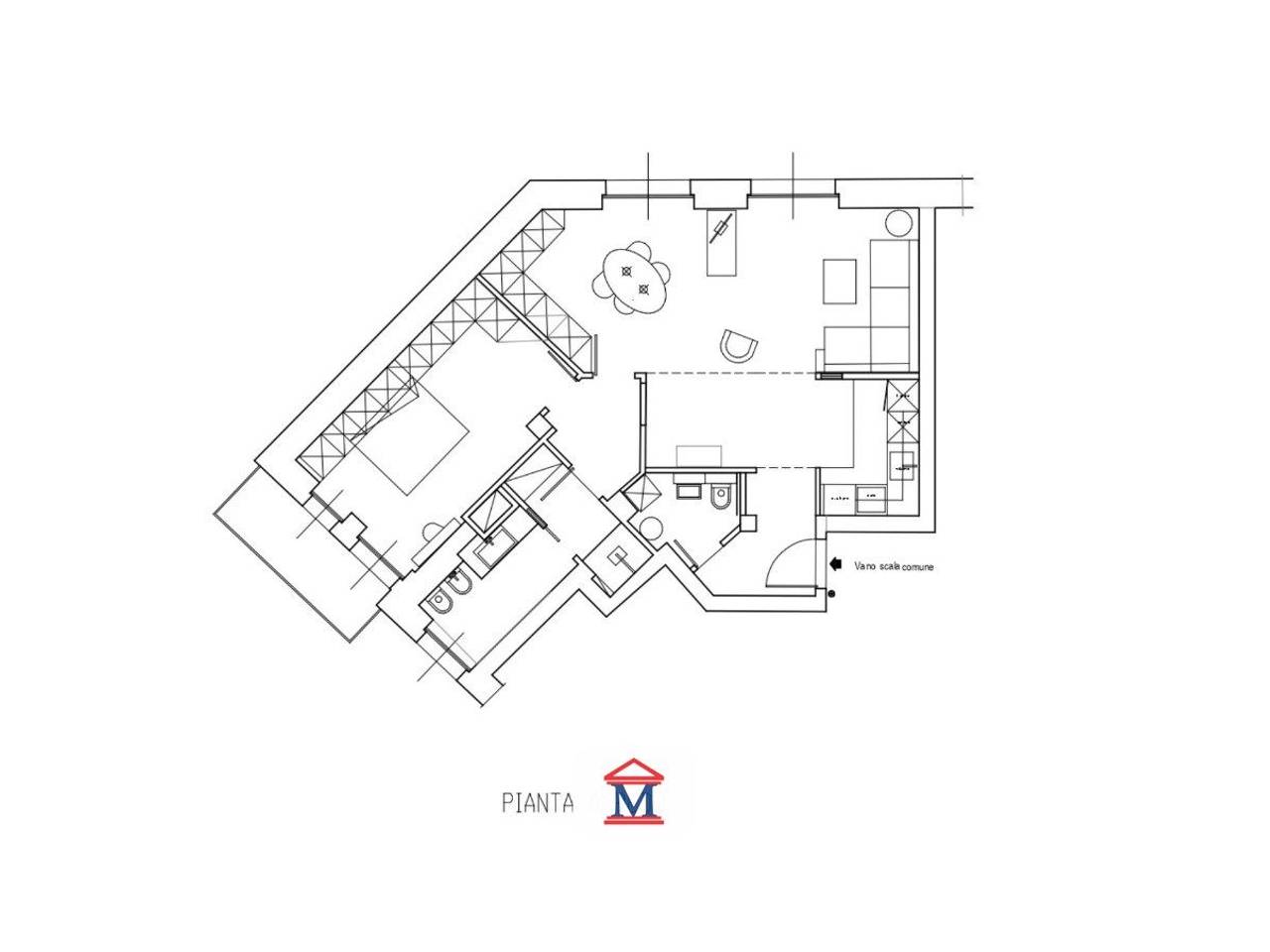 appartamento in vendita a Bergamo in zona Borgo Pignolo