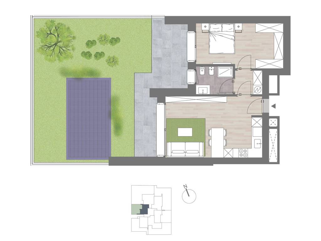 appartamento in vendita a Bergamo in zona Malpensata