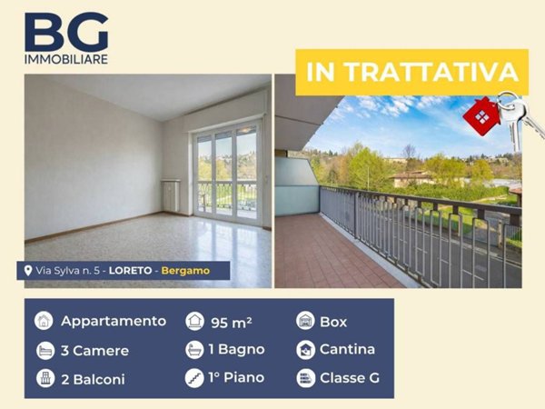 appartamento in vendita a Bergamo in zona Loreto