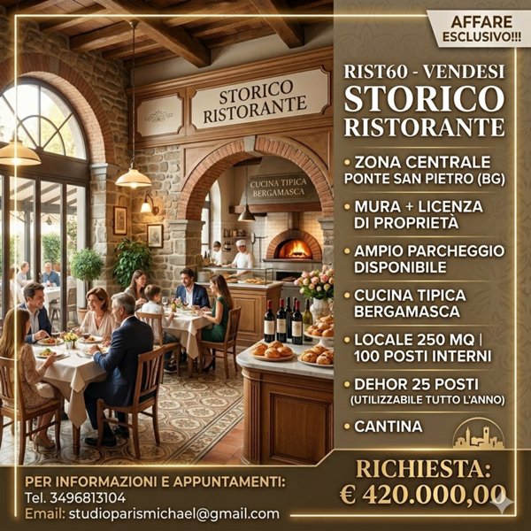 negozio in vendita a Bergamo in zona Città Alta