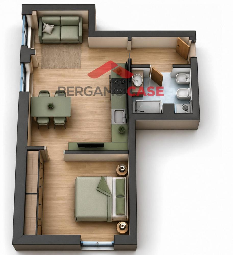 appartamento in vendita a Bergamo in zona Bergamo Centro