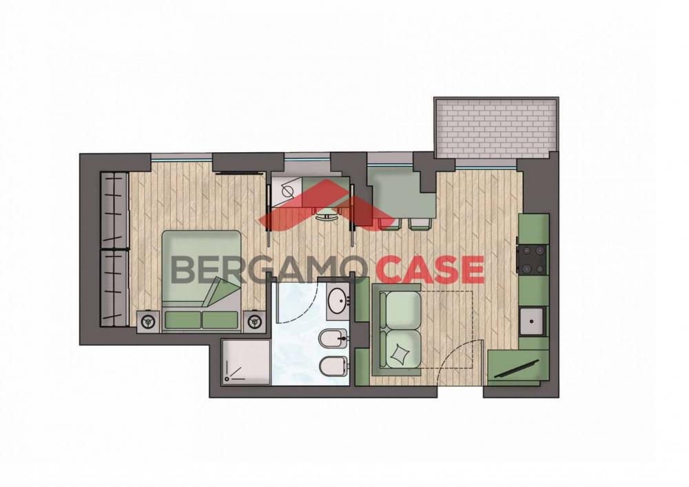 appartamento in vendita a Bergamo in zona Bergamo Centro