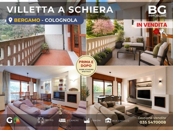 appartamento in vendita a Bergamo in zona Colognola