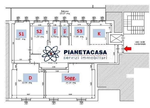appartamento in vendita a Bergamo in zona Borgo Palazzo