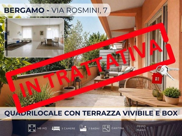 appartamento in vendita a Bergamo in zona Loreto