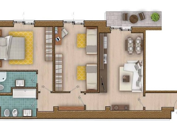 appartamento in vendita a Bergamo in zona Borgo Santa Caterina