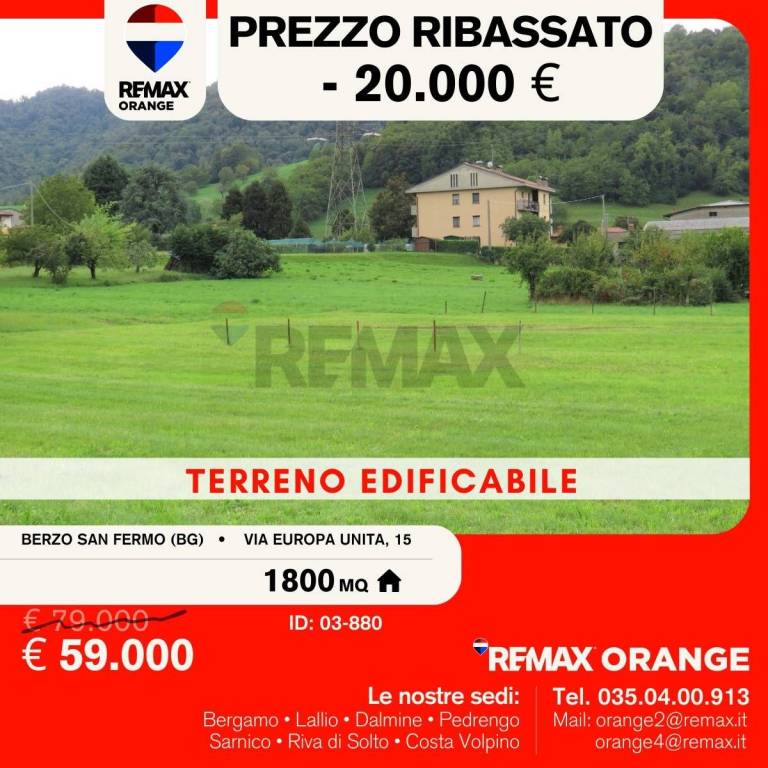 terreno edificabile in vendita a Berzo San Fermo