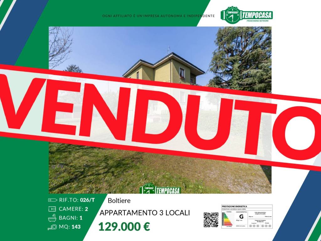 appartamento in vendita a Boltiere