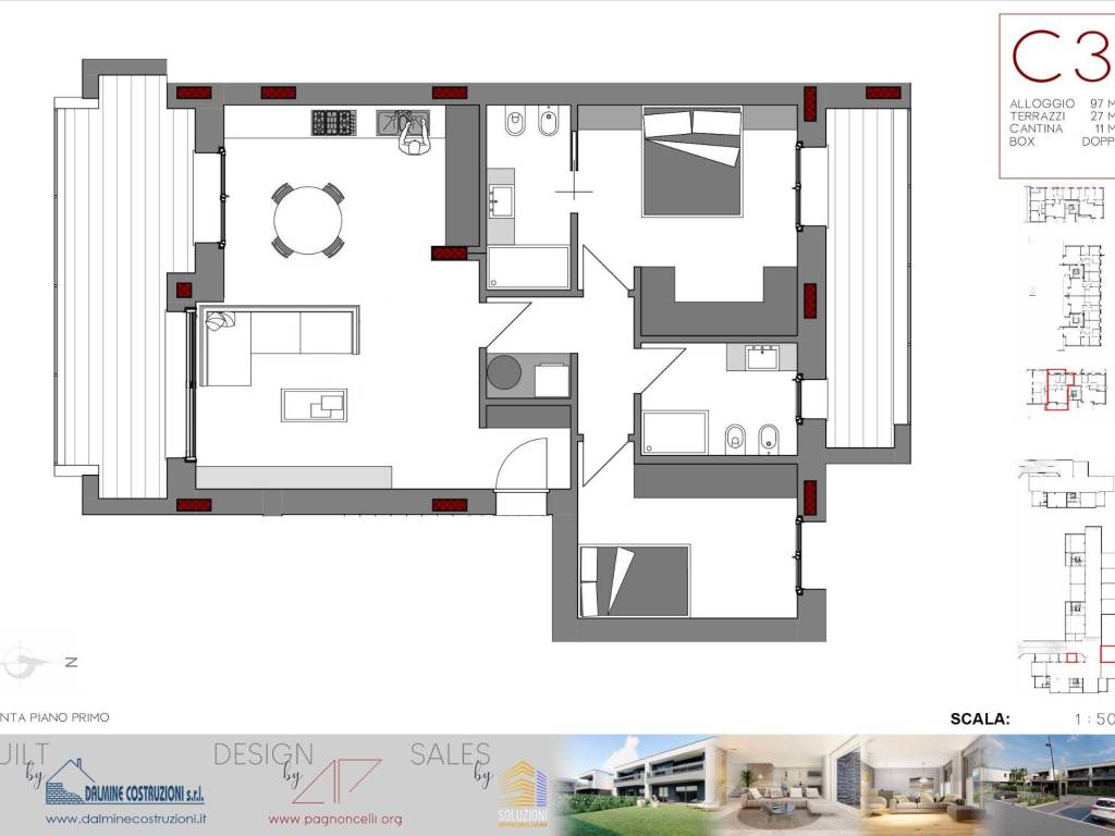 appartamento in vendita a Bonate Sopra